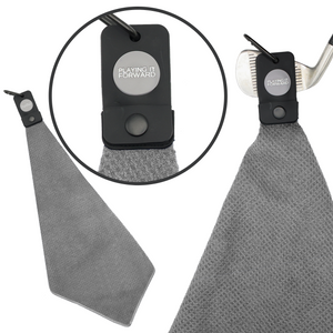 golf magnetic towel accessories gray grey